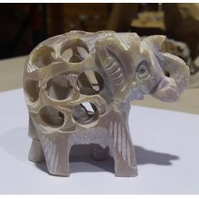 soap stone elephant(medium)