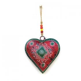 Heart with Rope& Beads