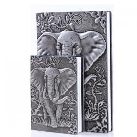 Handmade notebook(Elephant Silvery 16K)