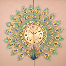 Peacock clock(60*60cm)