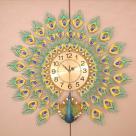 Peacock clock(80*73cm)