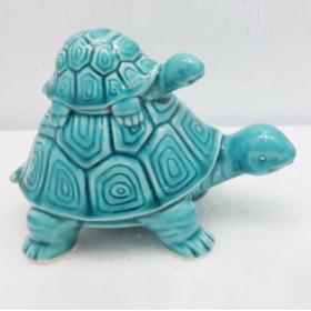 Turtle ceramic ornament