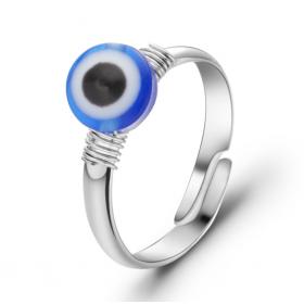 Devil's Eye Adjustable Ring