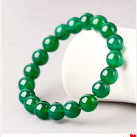 Green agate bracelet