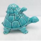 Turtle ceramic ornament